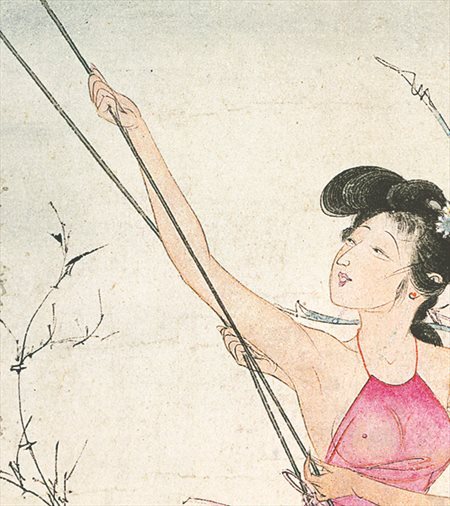 隆安县-胡也佛的仕女画和最知名的金瓶梅秘戏图